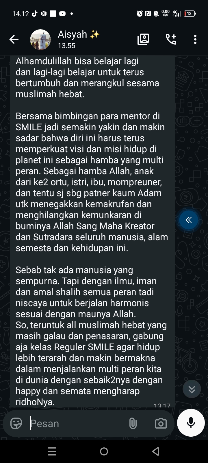 Testimoni Peserta 1